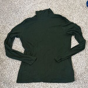 Babaton Scarab Green Turtleneck Long Sleeve Top